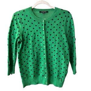 Ellen Tracy Kelly Button Front Cardigan